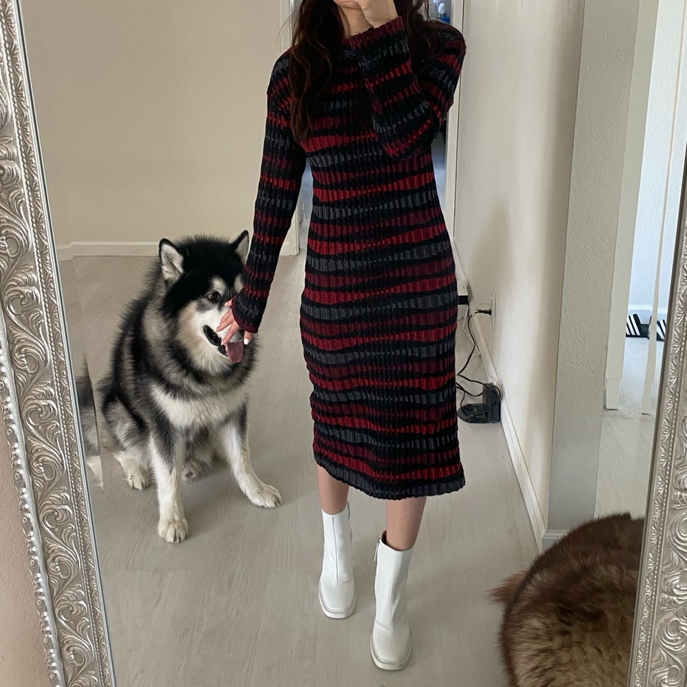 Zara Long Sweater Dress - Small Size